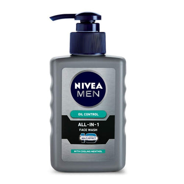 NIVEA Men Face Wash, Oil Control, 10x Vitamin C, 150ml And NIVEA Shower Gel, Crème Soft Body Wash, Women, 250ml